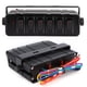 thumbnail image 2 of Caja de interruptores basculantes, caja de interruptores basculantes de 6 unidades, controlador de luz roja 3P, universal para vehículos recreativos de 12-24 V, barcos marinos, yates Ecomeon no, 2 of 5