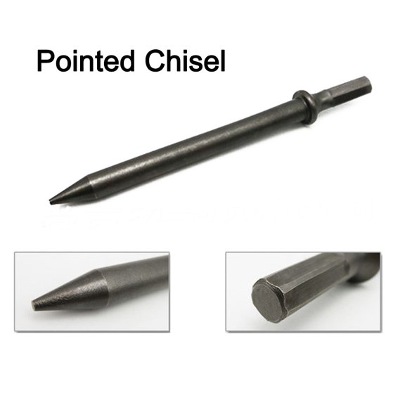 175mm Steel Hexagonal Shank Heavy Duty Air Hammer Chisel For removing bolts tile