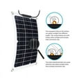 thumbnail image 2 of Kit de panel solar portátil de 600 W, resistente al agua y al polvo, de 18 V y de bajo consumo, construcción robusta para baterías de automóviles, vehículos recreativos, barcos, aeronaves, satélites,, 2 of 5