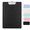 03#Black, variant on Bxaolu Plastic Clipboards, A4 Clip Board 8.5x11 for Home Office, Size 9" x 12.5" with Low Profile Clip, Office Supply, Light Blue