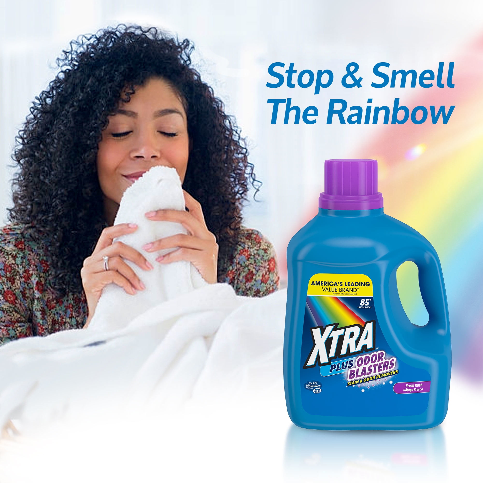 Xtra Plus Odor Blasters Liquid Laundry Detergent Fresh Rush