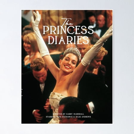Princess Diaries San Francisco Royalty Alternative Minimalist Cinematic Wall Art, Unframed Poster