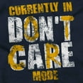 thumbnail image 2 of Currently In Dont Care Mode Funny Womens Slim Fit Graphic Tee Brisco Brands X, 2 of 5