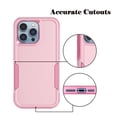 thumbnail image 5 of Njjex iPhone 14 Pro Max Case, [with a Screen Protector] Shockproof Full Coverage Protective Cover Phone Case for iPhone 14 Pro Max 6.7" Pink, 5 of 7