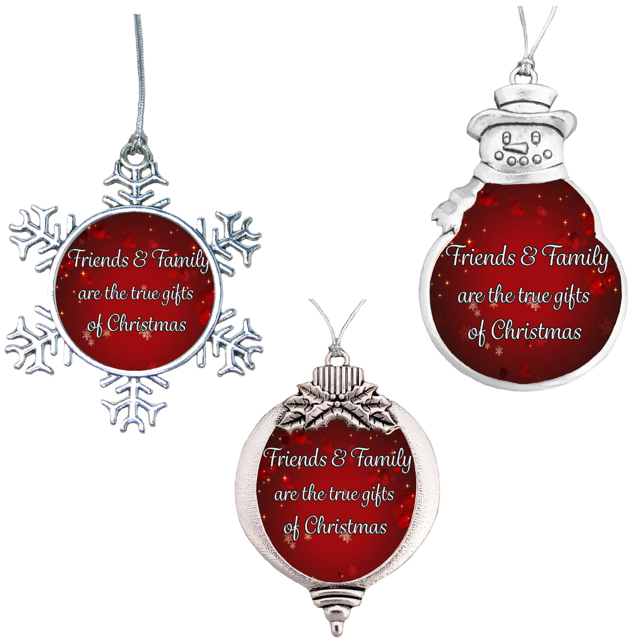 Sentimental Glass Mirrored Tea Light Holder Plaque Ornament Christmas Gift 