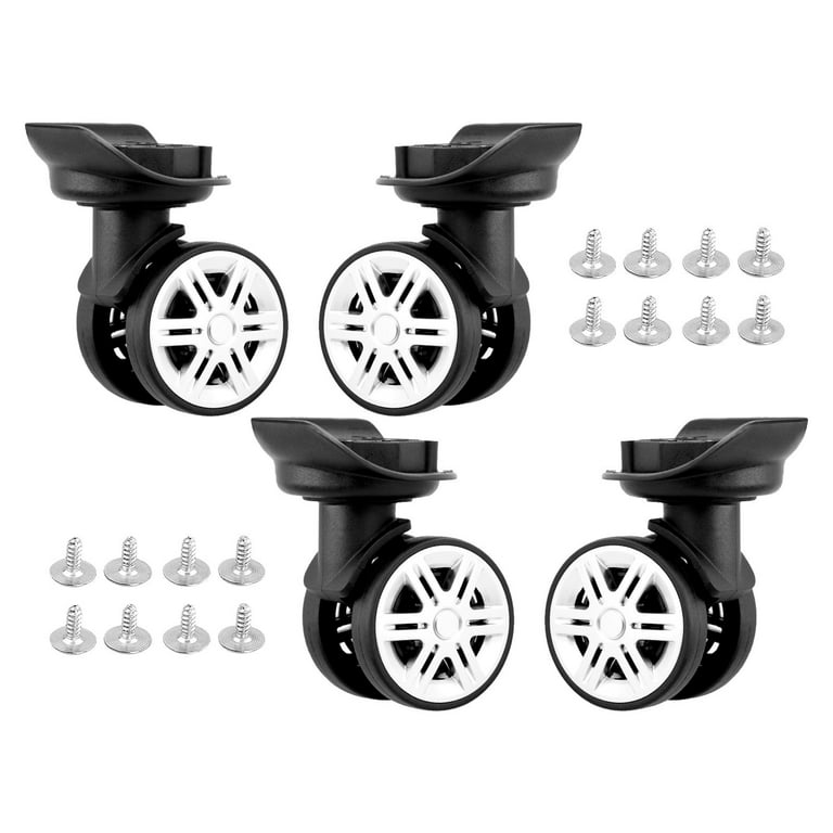 1 Pair A08 DIY Swivel Luggage Suitcase Wheel Repair Accessories Portable  Travel Luggage Replacement For Women Men : : Fashion