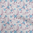 thumbnail image 1 of oneOone Rayon Purple Fabric Florals Sewing Material Print Fabric By The Yard 56 Inch Wide, 1 of 4