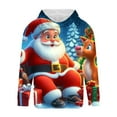 thumbnail image 5 of Elvqul Hoodies for Men Cute Shirts Christmas Sports Printed Pullover Mens Hoodies Baggy, 5 of 5