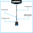 thumbnail image 6 of HART Heavy-Duty Transfer Shovel with Fiber glass Handle, 6 of 9