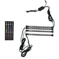 thumbnail image 2 of RGBW LED Car Interior Strip Lights with Music Mode Ambient Lighting USB Bluetooth APP Remote Control, 2 of 8