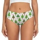 thumbnail image 1 of Fotbe Christmas Trees Calzones Estampados para Mujer – Ropa Interior de Algodón, Cómoda, Suave y Elástica-Small, 1 of 6