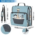 thumbnail image 2 of FORMRS Zipper Binder with Shoulder Strap 2-inch Ring 500 Sheet Capacity File Bag, Pirate Animals, 2 of 5