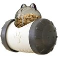 thumbnail image 2 of 1-Piece Interactive Pet Tumbler Toy — Durable Slow Feeder (Adjustable Dispensing Rate) — An Educational Enrichment Toy Designed for Dogs, Cats, Rabbits, Hamsters, and Guinea Pigs, 2 of 4
