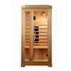 Adam Lucy Home Sauna Solid-Wood Hemlock 1-Person Steam Sauna with Speakers/Lighting