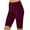 Wine, variant on Fesfesfes Women Shorts Yoga Leggings Fitness Running Gym Ladies Solid Sports Active Pants