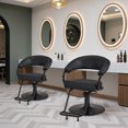 thumbnail image 2 of BarberPub Hydraulic Salon Chair for Hair Stylist, 360° Swivel, Ergonomic Backrest & Footrest, 2 of 9