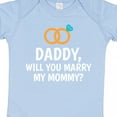 thumbnail image 4 of Inktastic Daddy Will You Marry My Mommy with Rings for Proposal Boys or Girls Baby Bodysuit, 4 of 5