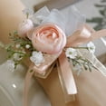 thumbnail image 6 of Visland 4PCS Wedding Wrist Flower - Floral Wrist Corsage Bridal Rose Hand Flowers Artificial for Bride & Bridesmaid Prom Engagement, 6 of 6