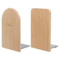 thumbnail image 6 of ✪ Nature Wooden Desktop Organizer Desktop Office Home Bookends Anti-skid Book Ends Stand Holder Shelf, 6 of 10