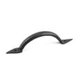 thumbnail image 4 of Black Cast Iron Door Pull Handle Spear Tip 6 3/8" Renovators Supply, 4 of 8