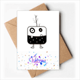 thumbnail image 1 of Universe Alien Monster Green Creature Welcome Back Greeting Cards Envelopes Blank, 1 of 3