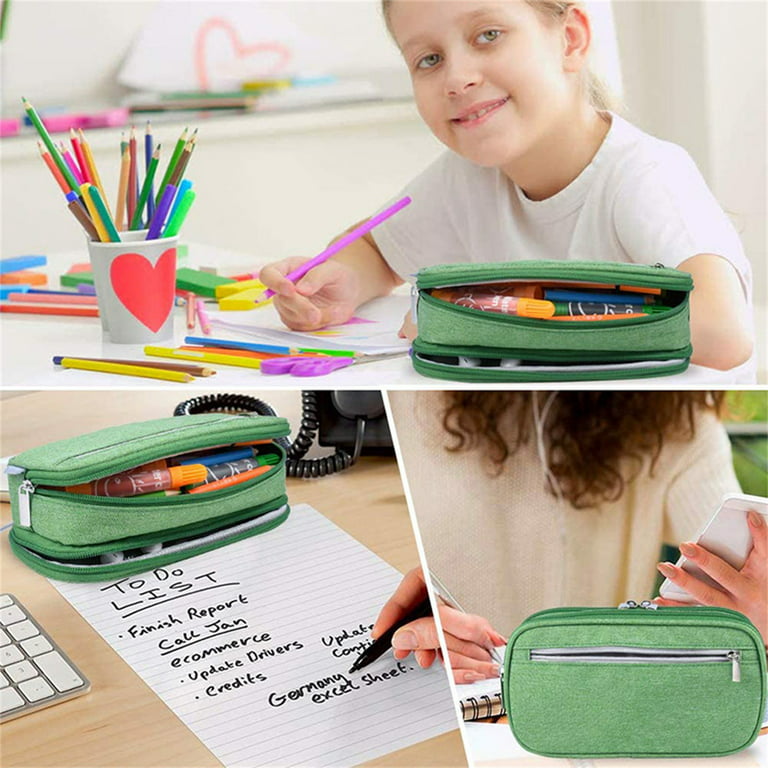 Math Pencil Case for Adult Pen Pouch Simple Carrying Box for Kids with  Smooth Zipper Funny Durable Lightweight