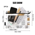 thumbnail image 3 of Interesting Festive Doodles 9.8x7.1in Water Resistant Binder Pouch, 3-Ring Compatible, Transparent Front, 3 of 6