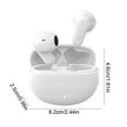 thumbnail image 3 of Kraoden True Wireless Bluetooth 5.4 Earbuds, Noise Cancelling In Ear Headphones with Low Latency, Fast Charging Type-C, Long Battery Life, Comfortable Fit for Music & Calls, 3 of 6
