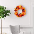 thumbnail image 2 of Halloween Pumpkin Maple Leaf Harvest Garland Ring Home Decor Without Light - -, 2 of 6