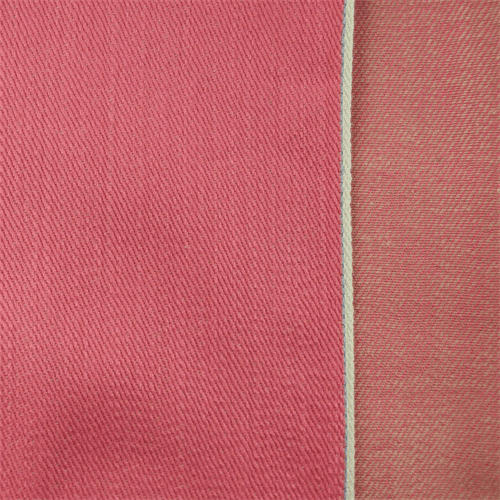 pink denim fabric