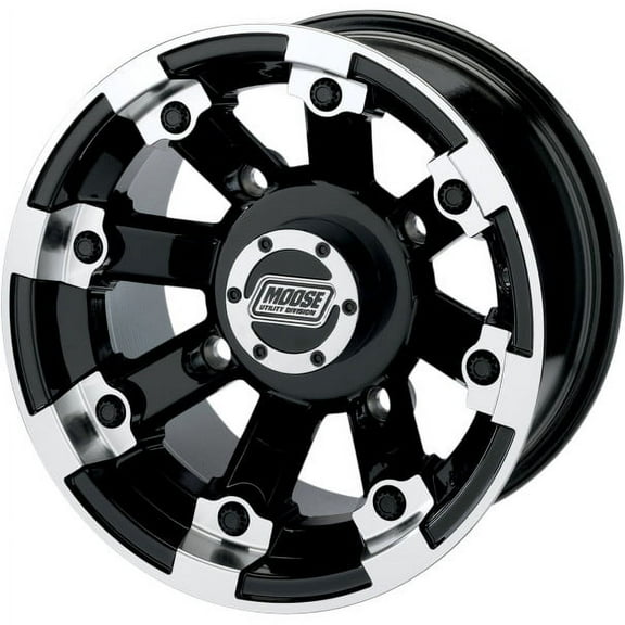 Moose Racing 393X Black Rear Wheel/Rim 14x8 4/156. 4 4 Offset (393148156GBML4)
