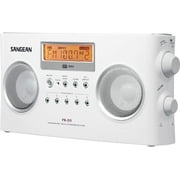 Sangean PR-D5 FM-Stereo/AM Portable Digital-Tuning Radio (White)