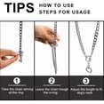 thumbnail image 6 of Chain Dog Training Choke Collar, Adjustable Stainless Steel Chain Slip Collar, Strong, Durable, Weather Proof, Tarnish Resistant Metal Chain, Best for Small Medium Large Dogs, 6 of 7