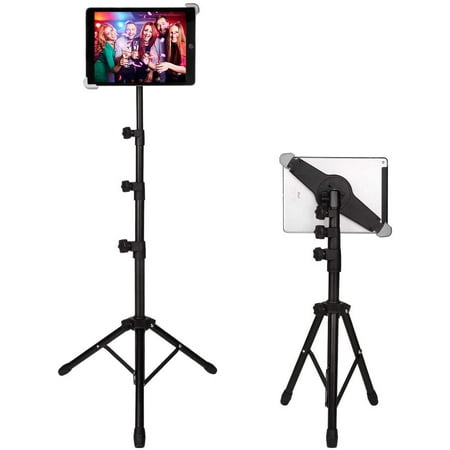 IPad Tripod Stand, Floor Tablet Tripod Mount, Height Adjustable 20 to