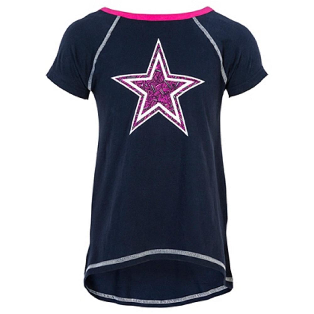 Dallas Cowboys Girls Prosper Tunic T-Shirt by Dallas Cowboys Merchandise