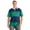 Navy Green Stripe, variant on Men's Big & Tall Short Sleeve Rugby