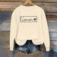 thumbnail image 3 of Uootdi Oversized Long Sleeve Shirt Gift Crewneck Senior Class of 2026 Graduation Sweatshirt for Women Teen Girls Pullover, 3 of 5