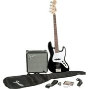 Fender Squier Affinity Series J Bass Guitar and Amp Pack w/ Accessoires