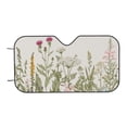 thumbnail image 6 of Lsque Herbs and Wildflowers Car Windshield Sun Shade | Accordion Folding Style Auto Shade for Car Truck SUV Van | Blocks UV Rays Sun Visor Protector | Medium, 6 of 7
