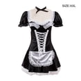 thumbnail image 4 of Guardurnaity Traje de sirvienta para mujer, disfraces de Cosplay japoneses, ropa de juego de rol, traje de vestir, uniforme para actuación Disfraces de disfraces XXL, 4 of 6