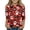 Red(Cartoon Ghost), variant on Halloween 3/4 Sleeve Shirts for Child Girls 9-10 Cute Funny Cartoon Ghost Crew Neck Casual Fall Girls Clothes Party Holiday Tee Tops