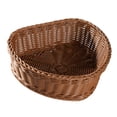 thumbnail image 3 of Cesta de ratán artificial con forma de corazón, cesta para aperitivos, cesta organizadora para artículos diversos de escritorio L, 3 of 9