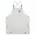 thumbnail image 1 of Tablier avec Bretelles Réglables, Tablier de Cuisine pour Hommes Femmes, Toile, 1 of 5