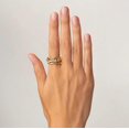 thumbnail image 4 of xianyou-Stackable Gold Rings for Women, 18K Gold Plated Cubic Zirconia Statement Rings, Non Tarnish Ring Set, Dainty Gold Rings for Women, Trendy Fashion Chunky Stacking Rings, 4 of 4