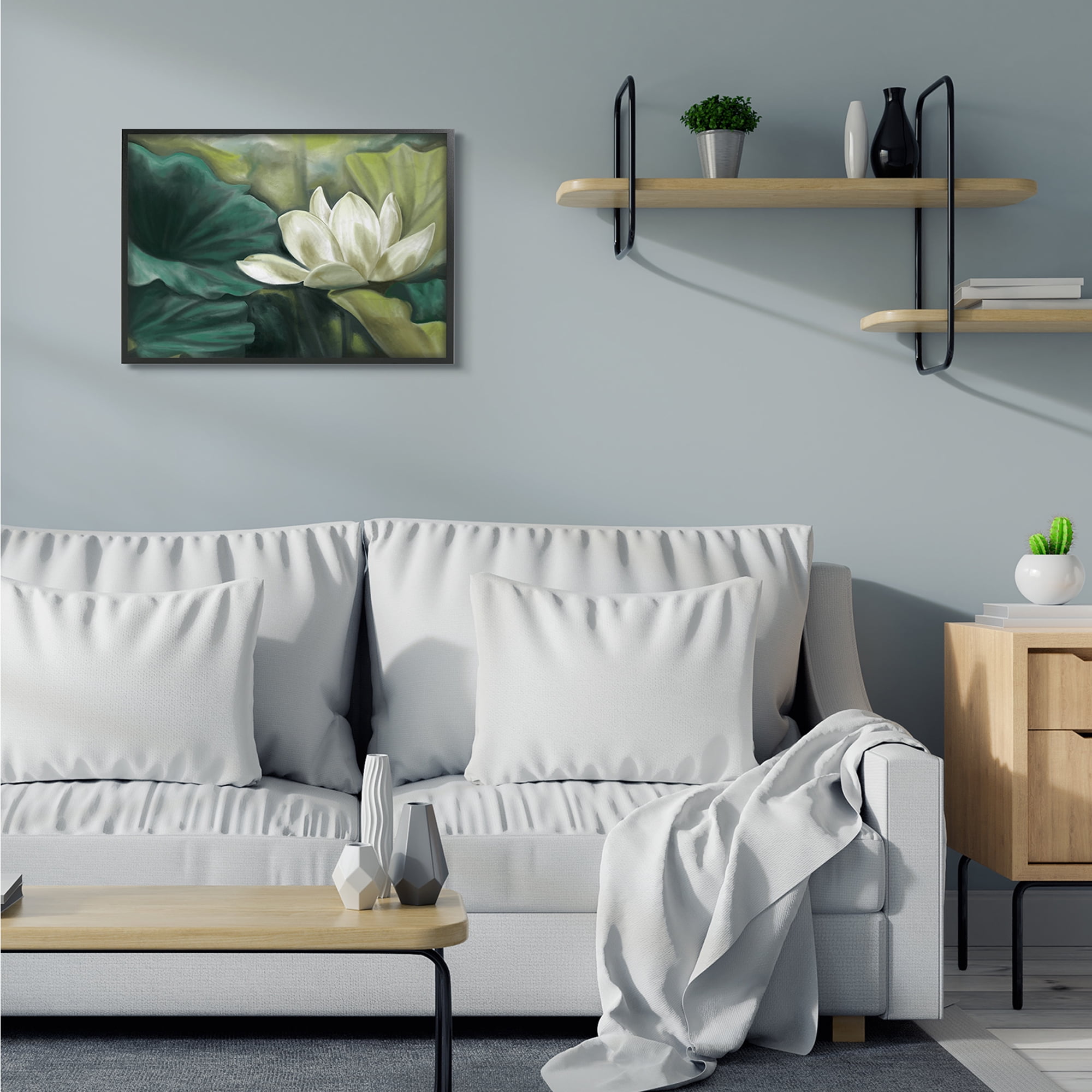 Stupell Home Décor Flower Framed Art Print, by Daphne Polselli