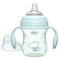 Chicco 7oz. Silicone Spout Transition Sippy Cup, 4m - Sage, New