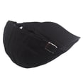thumbnail image 2 of Gorro Quanhaigou de algodón plano para hombre, modelo Ivy Gatsby Newsboy, negro, 2 of 7