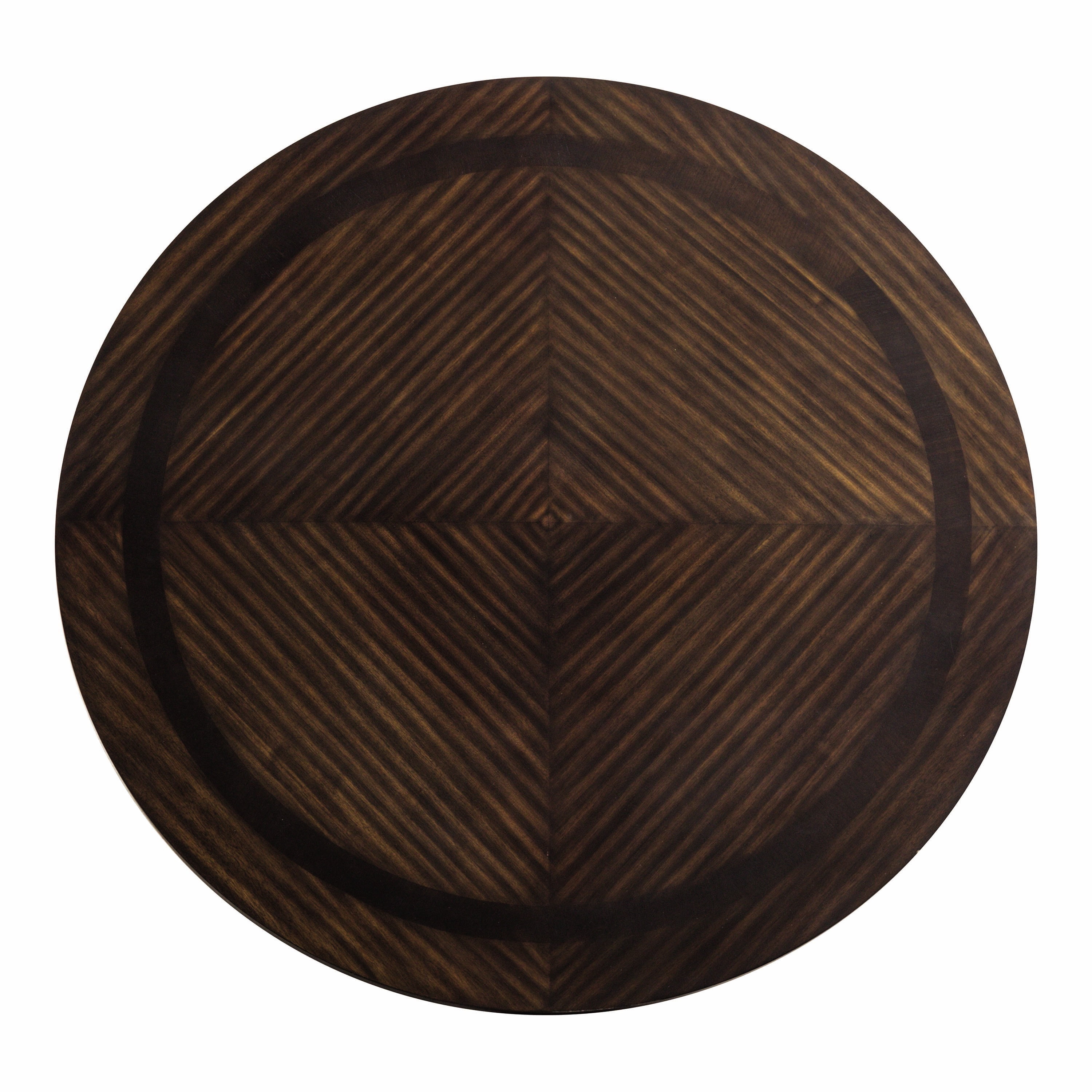 Furniture of America Rhiannon Solid Wood 54-inch Round Dining Table, Espresso