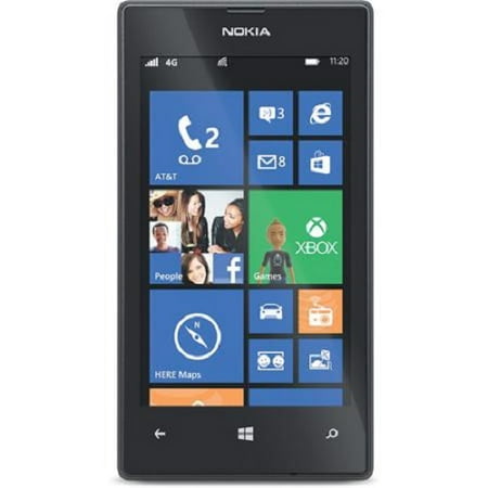 Refurbished Nokia Lumia 520 - 8GB - Black (AT&T) (The Best Lumia Smartphone)