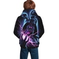 thumbnail image 2 of Darth Vader Teen Boys Girls Hoodies 3D Printed Hooded Sweatshirts for Kids Long Sleeve Casual Unisex Pullovers with Pockets, 2 of 8